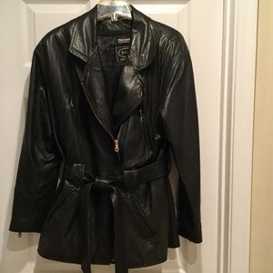 Tannery West vintage leather coat